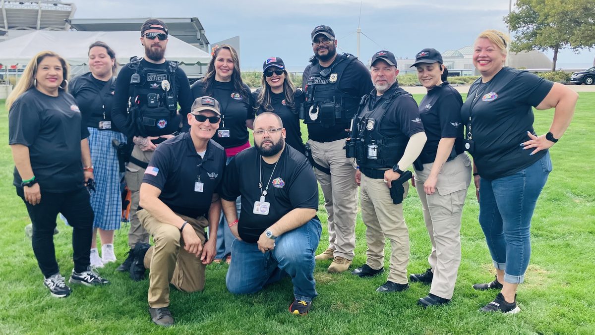 Del Rio Protective Services security team at the Hispanic Heritage Festival